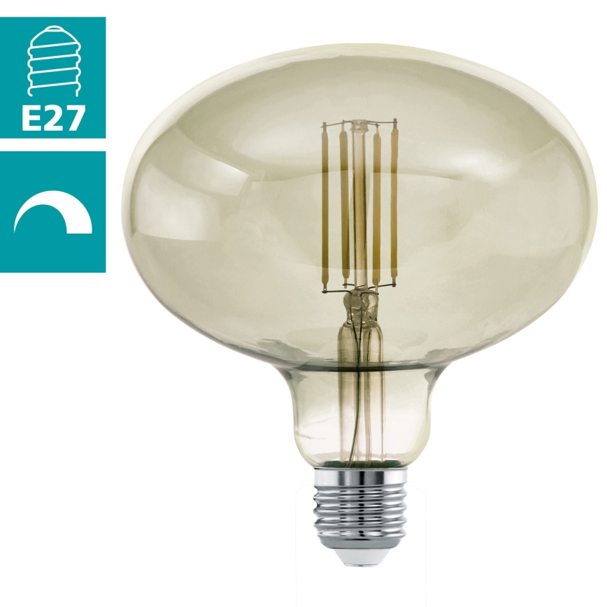 LED Aptumšojama spuldze VINTAGE E27/4W/230V 3000K - Eglo 12599