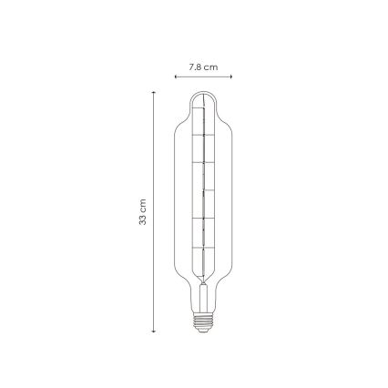 LED Aptumšojama spuldze VINTAGE EDISON E27/5W/230V 1800K