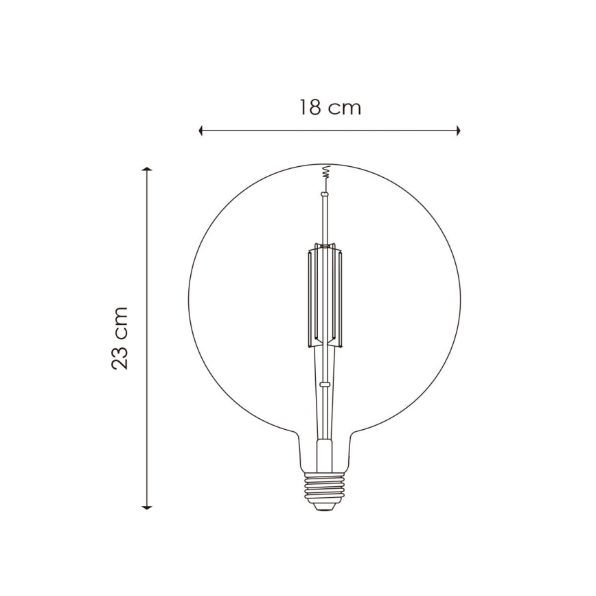 LED Aptumšojama spuldze VINTAGE EDISON G180 E27/4W/230V 2700K