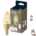 LED Aptumšojama spuldze VINTAGE FILAMENT C35 E14/4,9W/230V 2000-5000K CRI 90 Wi-Fi - WiZ