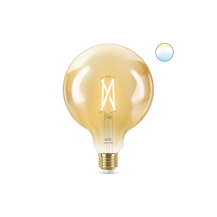 LED Aptumšojama spuldze VINTAGE FILAMENT G125 E27/6,7W/230V 2000-5000K CRI 90 Wi-Fi - WiZ