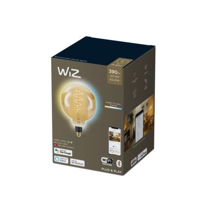 LED Aptumšojama spuldze VINTAGE FILAMENT G200 E27/6W/230V 2000-5000K CRI 90 Wi-Fi - WiZ