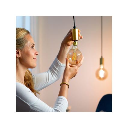 LED Aptumšojama spuldze VINTAGE FILAMENT G95 E27/6,7W/230V 2000-5000K CRI 90 Wi-Fi - WiZ