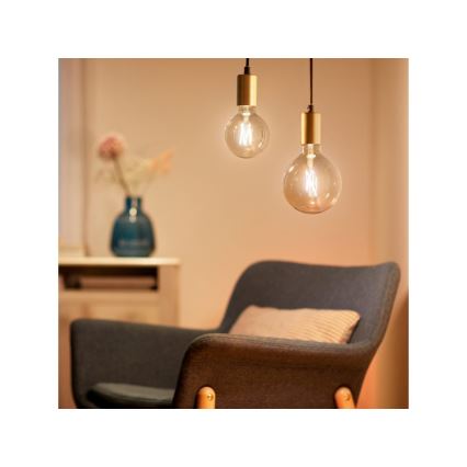 LED Aptumšojama spuldze VINTAGE FILAMENT G95 E27/6,7W/230V 2000-5000K CRI 90 Wi-Fi - WiZ