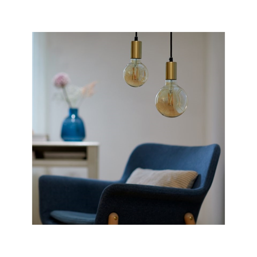 LED Aptumšojama spuldze VINTAGE FILAMENT G95 E27/6,7W/230V 2000-5000K CRI 90 Wi-Fi - WiZ