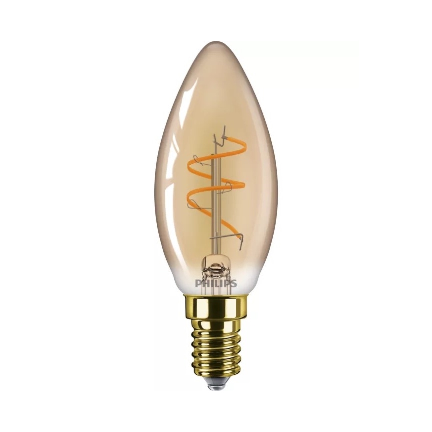 LED regulējama VINTAGE spuldze Philips B35 E14/3,1W/230V 2200K CRI 90