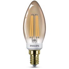 LED aptumšojama spuldze VINTAGE Philips B35 E14/5W/230V 2200K