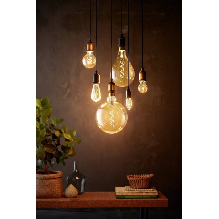 LED Aptumšojama spuldze VINTAGE Philips G200 E27/7W/230V 2000K