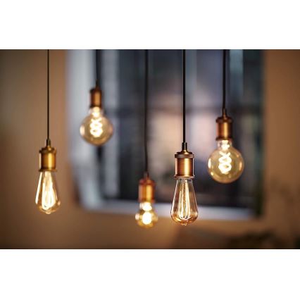 LED Aptumšojama spuldze VINTAGE Philips G93 E27/4W/230V 1800K