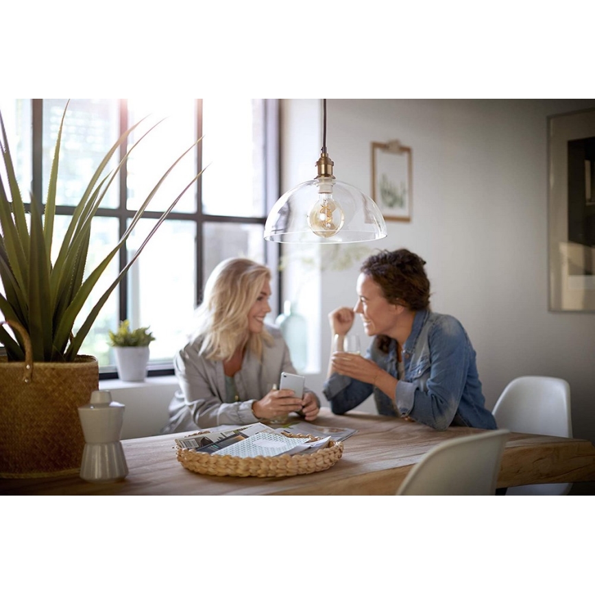 LED Aptumšojama spuldze VINTAGE Philips G93 E27/4W/230V 1800K