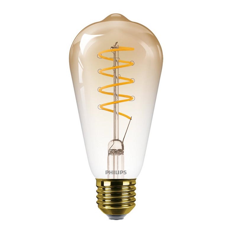 LED Aptumšojama spuldze VINTAGE Philips ST64 E27/4,5W/230V 1800K