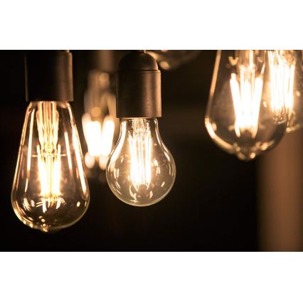 LED Aptumšojama spuldze VINTAGE Philips ST64 E27/4,5W/230V 1800K
