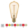 LED Aptumšojama spuldze VINTAGE ST64 E27/4W/230V 2200K - STEPDIMMING - Eglo 12863