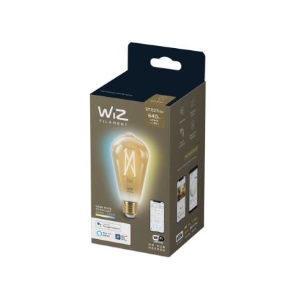 LED Aptumšojama spuldze VINTAGE FILAMENT ST64 E27/7W/230V 2000-5000K CRI 90 Wi-Fi - WiZ