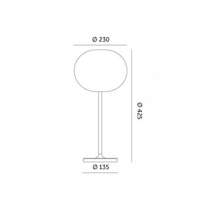 Regulējama uzlādējama āra galda lampa VENEZIA LED/2W/5V 2700K IP54 4000 mAh melna