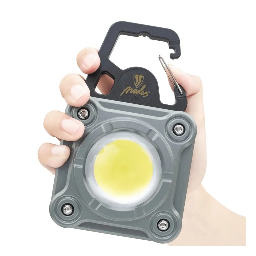 LED Aptumšojama uzlādējama darba lampa LED/15W/5V IPX4 1000 lm 2000 mAh