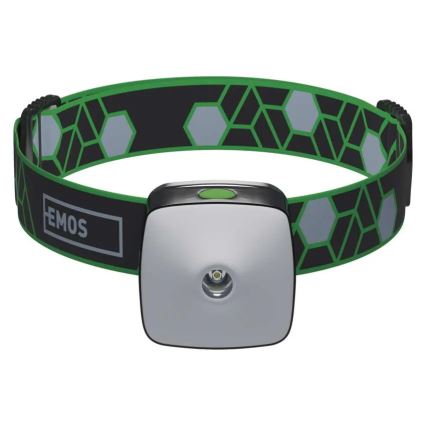 LED Aptumšojama uzlādējama galvas lampa LED/USB 110lm 7h 850mAh