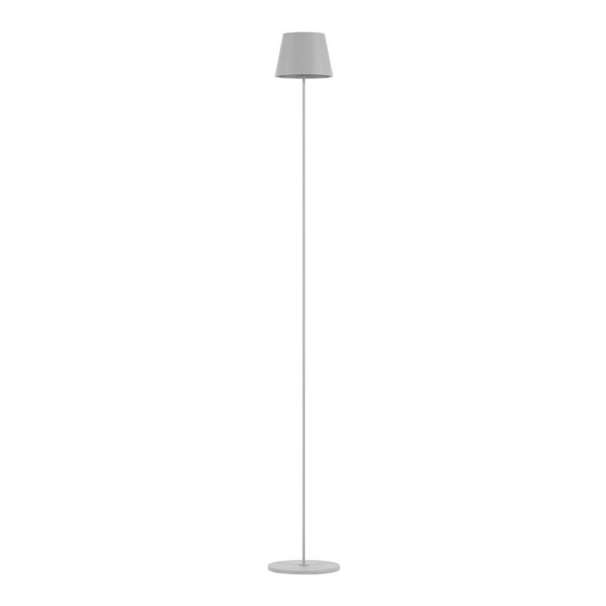 LED Aptumšojama uzlādējama grīdas stāvlampa 3in1 LED/4W/5V 4400 mAh 3000K IP54 balta