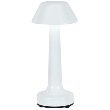 LED Aptumšojama uzlādējama skārienvadāma galda lampa LED/1W/5V 3000-6000K 1800 mAh balta