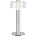 LED Aptumšojama uzlādējama skārienvadāma galda lampa LED/1W/5V 3000K 1800 mAh zelta