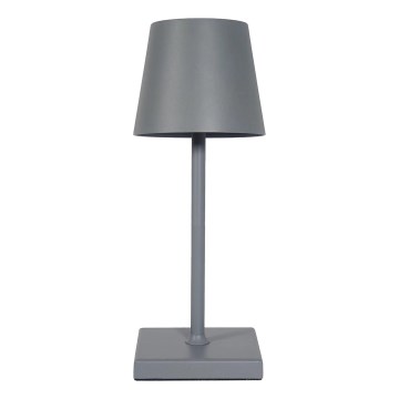 LED Aptumšojama uzlādējama skārienvadāma galda lampa LED/3,5W/5V 5200mAh pelēka