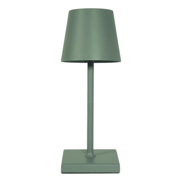 LED Aptumšojama uzlādējama skārienvadāma galda lampa LED/3,5W/5V 5200mAh zaļa