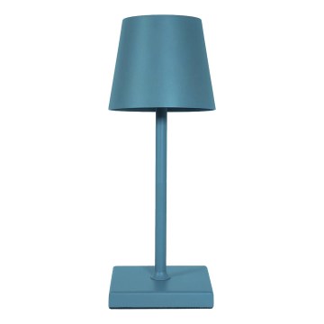 LED Aptumšojama uzlādējama skārienvadāma galda lampa LED/3,5W/5V 5200mAh zila