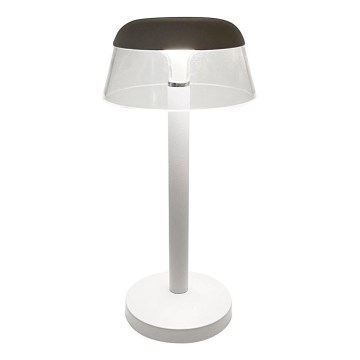 LED Aptumšojama uzlādējama skārienvadāma galda lampa LED/3W/5V 3000-6000K 1800 mAh balta