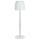 LED Aptumšojama uzlādējama skārienvadāma galda lampa LED/3W/5V 3000K 1800 mAh balta