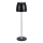 LED Aptumšojama uzlādējama skārienvadāma galda lampa LED/3W/5V 3000K 1800 mAh melna