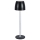 LED Aptumšojama uzlādējama skārienvadāma galda lampa LED/3W/5V 3000K 1800 mAh melna