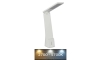 LED Aptumšojama uzlādējama skārienvadāma galda lampa USB LED/4W/5V 2700K-5700K balta/sudraba