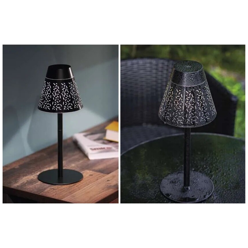 LED Aptumšojama uzlādējams āra galda lampa LED/4,2W/5V 2200mAh IP44
