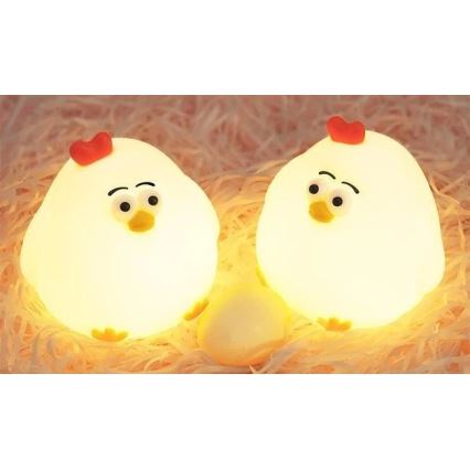 LED Aptumšojama uzlādējams bērnu nakts lampa LED/1W/5V 3000K 800 mAh vista