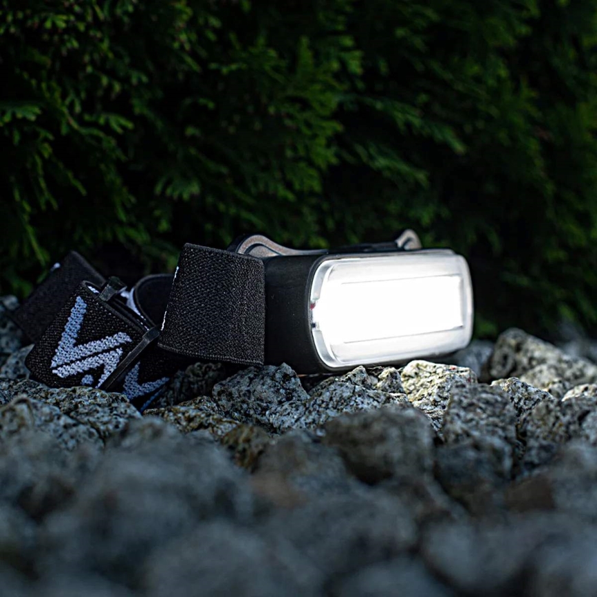 LED Aptumšojama uzlādējams galvas lampa LED/5V IPX4 300 spīdīgs 1200 mAh