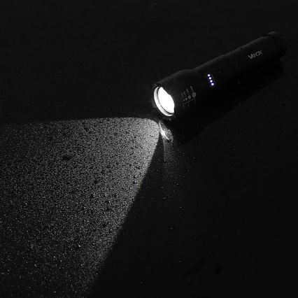 LED Aptumšojama uzlādējams lukturītis LED/20W/5V IPX4 800 spīdīgs 2000 mAh