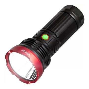 LED Aptumšojama uzlādējams lukturītis LED/20W/5V IPX5 2000 spīdīgs 6000 mAh