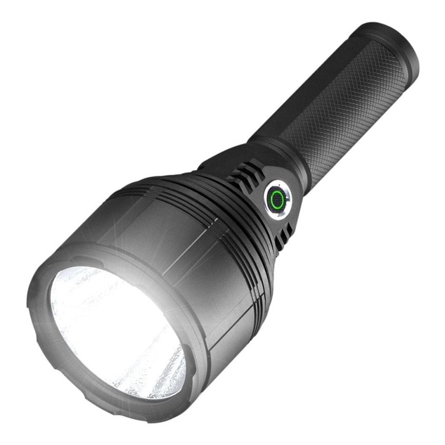 LED Aptumšojama uzlādējams lukturītis LED/30W/5V IPX7 3000 spīdīgs 4200 mAh
