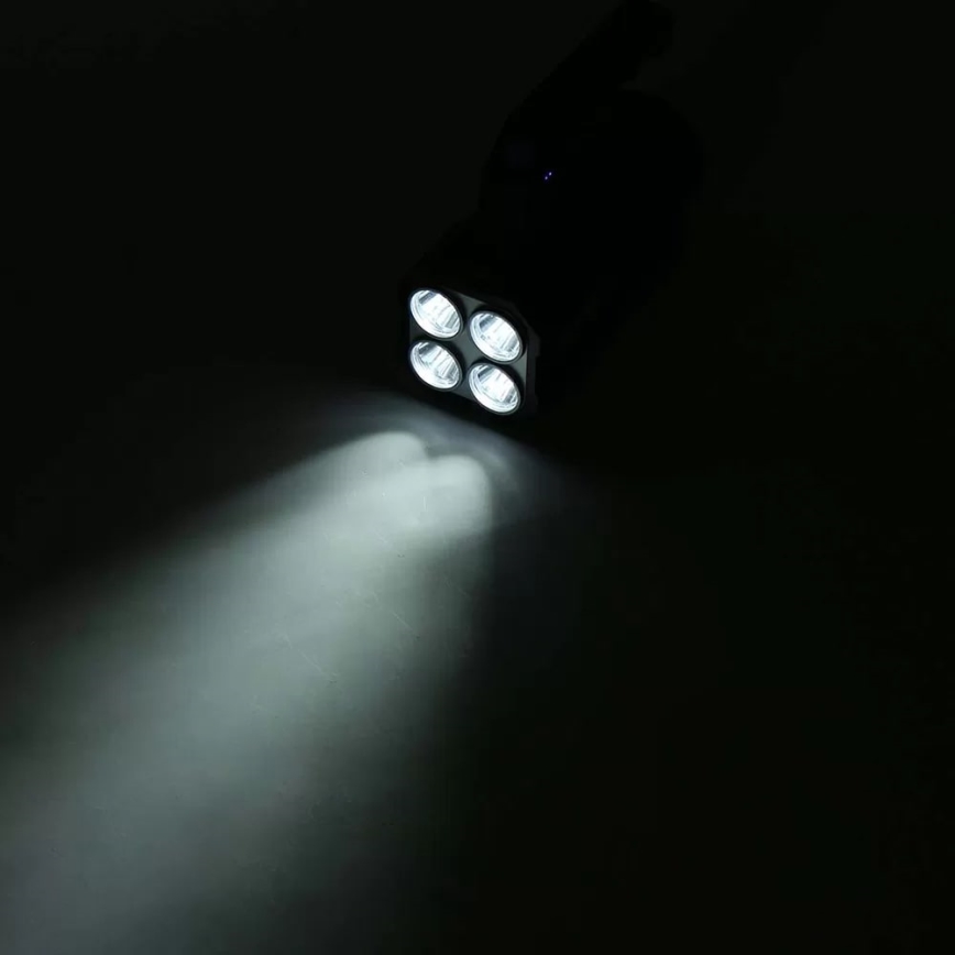 LED Aptumšojama uzlādējams lukturītis LED/5V IPX4 250 spīdīgs 1200 mAh