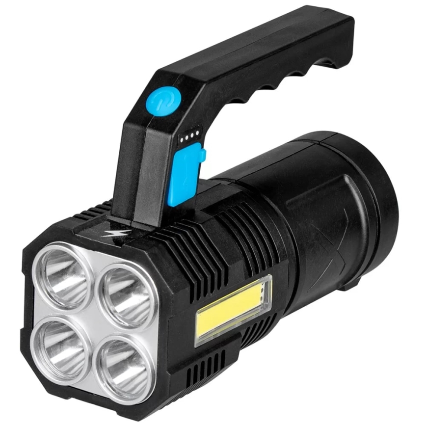 LED Aptumšojama uzlādējams lukturītis LED/5V IPX4 250 spīdīgs 1200 mAh