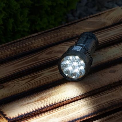 LED Aptumšojama uzlādējams lukturītis LED/5V IPX4 600 spīdīgs 1200 mAh