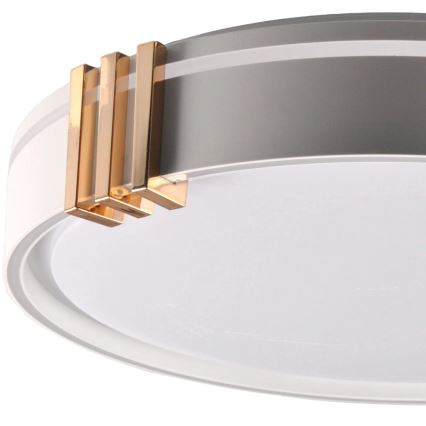 LED Aptumšojama vannas istabas griestu lampa ARLETTA LED/48W/230V d. 38 cm 3000-6000K IP44 + tālvadības pults