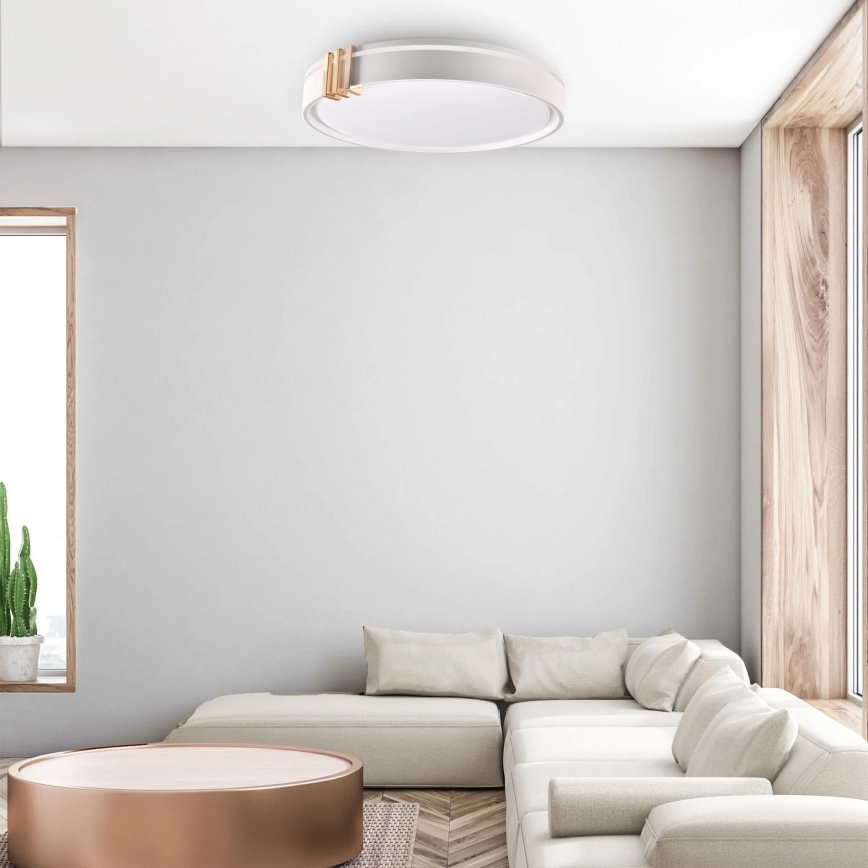 LED Aptumšojama vannas istabas griestu lampa ARLETTA LED/72W/230V d. 48 cm 3000-6000K IP44 + tālvadības pults