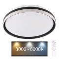 LED Aptumšojama vannas istabas griestu lampa BARBARA LED/72W/230V d. 48,5 cm 3000-6000K IP44 + tālvadības pults