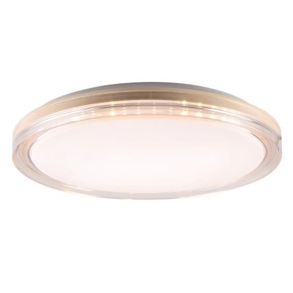 LED Aptumšojama vannas istabas griestu lampa CASSANDRA LED/72W/230V d. 49 cm 3000-6000K IP44 + tālvadības pults
