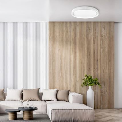 LED Aptumšojama vannas istabas griestu lampa ELIZA LED/72W/230V d. 48,5 cm 3000-6000K IP44 + tālvadības pults