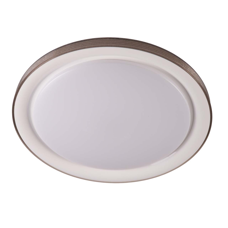LED Aptumšojama vannas istabas griestu lampa GRAŻYNA LED/72W/230V 3000-6000K d. 51 cm IP44 pelēka + tālvadības pults