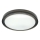 LED Aptumšojama vannas istabas griestu lampa HALINA LED/48W/230V 3000-6000K d. 38 cm IP44 melna + tālvadības pults