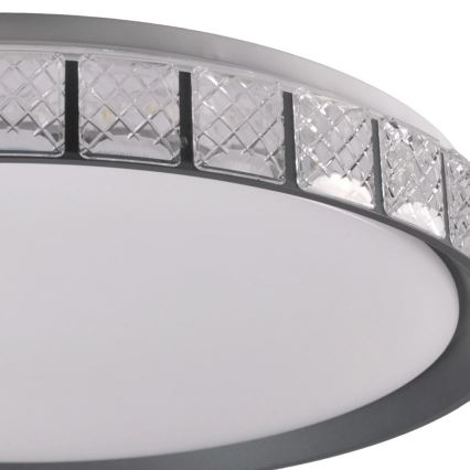 LED Aptumšojama vannas istabas griestu lampa NINA LED/72W/230V d. 49 cm 3000-6000K IP44 + tālvadības pults