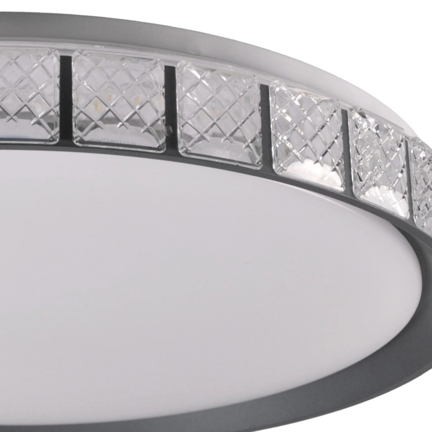 LED Aptumšojama vannas istabas griestu lampa NINA LED/72W/230V d. 49 cm 3000-6000K IP44 + tālvadības pults